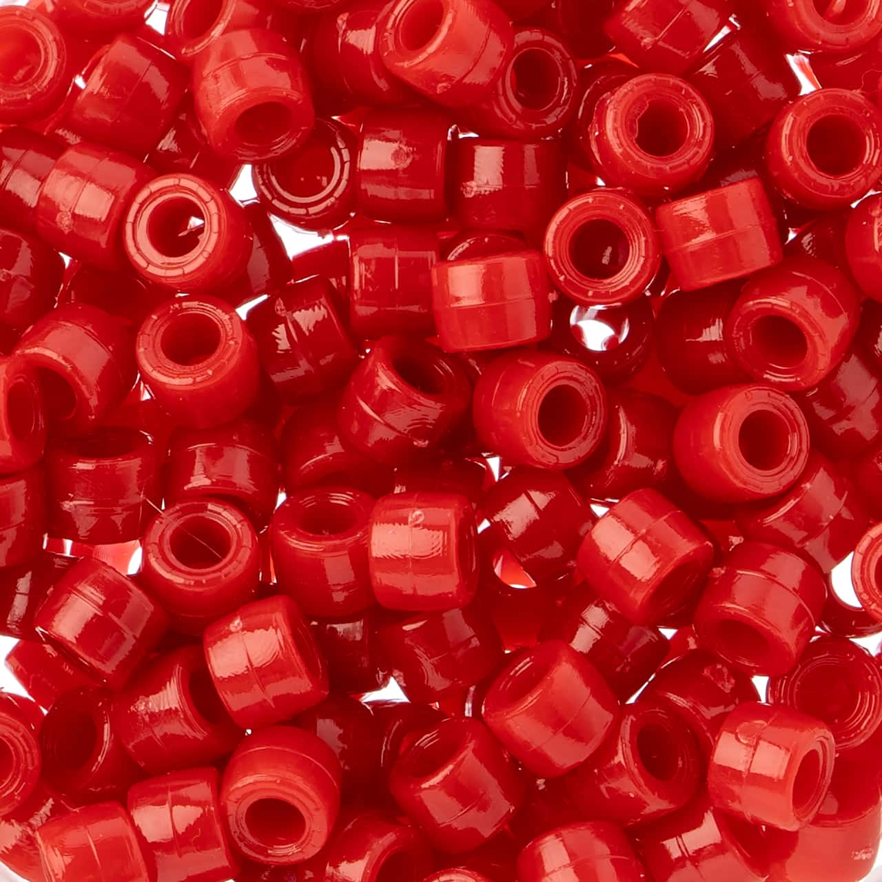John Bead 6mm Opaque Plastic Mini Pony Beads, 1,000ct.